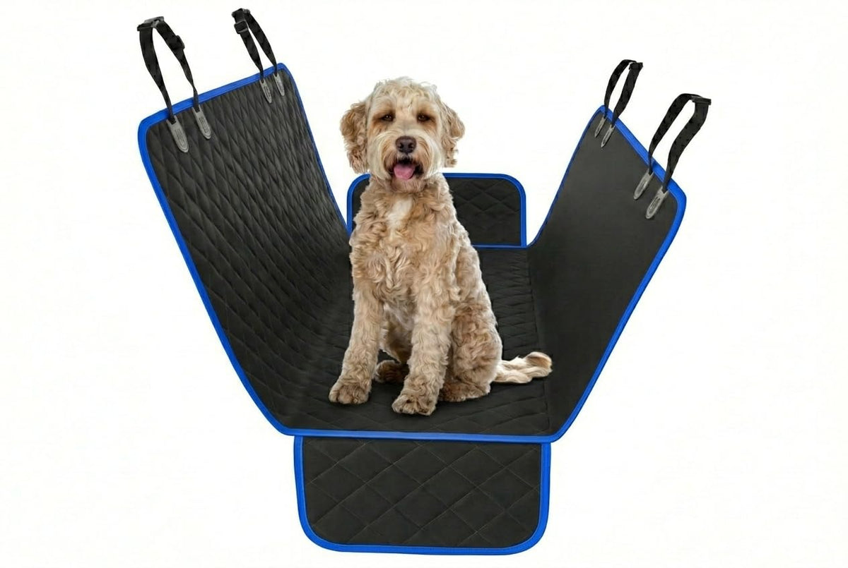 Black XL Dog Car Hammock Back Seat Cover, Waterproof Backseat Cover Protector for Truck Bench Rear of Sedans or SUVs, Essential Pet Supplies Vacuum or Wipe Clean, Machine Washable