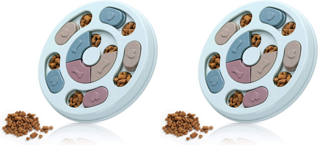 DR CATCH Dog Puzzles,Dogs Food Puzzle Feeder Toys for IQ Training & Mental Enrichment,Dog Treat Puzzle(Pink)
