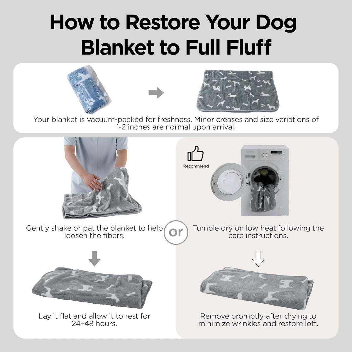 Bedsure Dog Blanket for Small Dogs Puppy, Flannel Fleece, 3-Pack 30x20 | 280GSM Coral Fleece,Machine Washable Fuzzy Pet Blanket with Dog Prints for Crate Cage, Dog Bed,Puppy Essentials,Doggy Gifts
